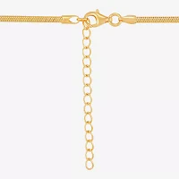 (H-I,Si2) Womens 1/2 CT. T.W. Lab Grown White Diamond 14K Gold Over Silver Sterling Silver Oval Pendant Necklace