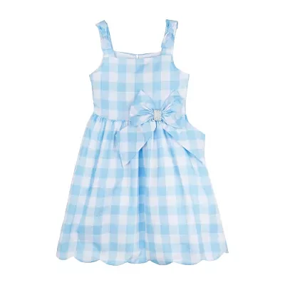 Rare Editions Big Girls Sleeveless Fit + Flare Dress
