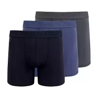 PUMA Ultra Soft Mens 3 Pack Boxer Briefs