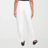Alfred Dunner Estate Of Mind Womens Straight Pull-On Pants