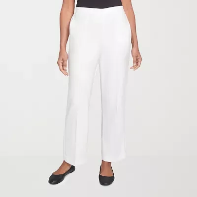 Alfred Dunner Estate Of Mind Womens Straight Pull-On Pants
