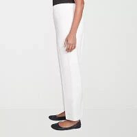 Alfred Dunner Estate Of Mind Womens Straight Pull-On Pants