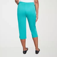 Alfred Dunner Nantucket Womens Capri Pants