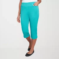 Alfred Dunner Nantucket Womens Capri Pants