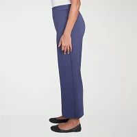 Alfred Dunner Nantucket Womens Straight Fit Ankle Pant