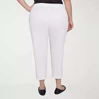 Alfred Dunner Nantucket Womens Plus Capri Pants
