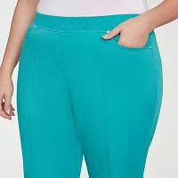 Alfred Dunner Nantucket Womens Plus Capri Pants