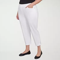 Alfred Dunner Nantucket Womens Plus Capri Pants