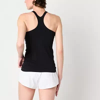 Arizona Womens Juniors Scoop Neck Sleeveless Seamless Active Tank Top