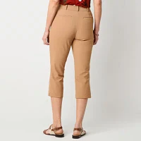 Liz Claiborne Womens Mid Rise Capri Pants