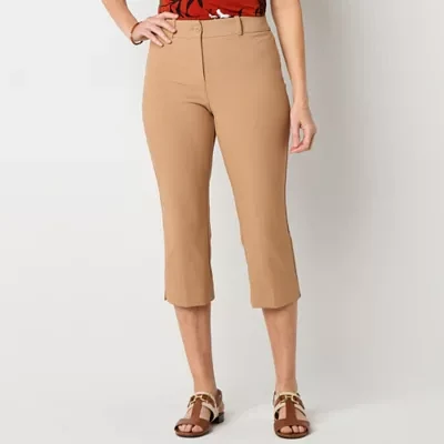 Liz Claiborne Womens Mid Rise Capri Pants