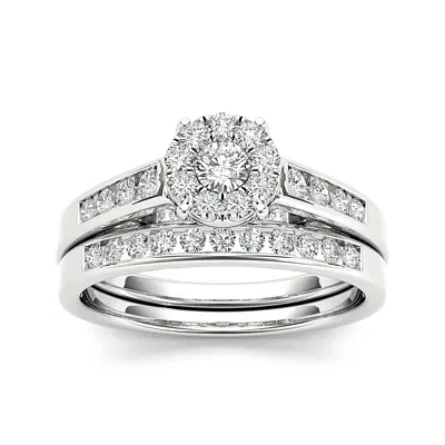 CT.T.W. Natural Diamond 10K Gold Bridal Ring Set