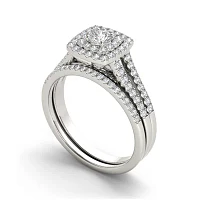 CT.T.W. Natural Diamond 10K White Gold Bridal Set