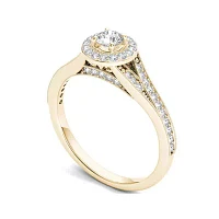 CT.T.W. Natural Diamond 14K Yellow Gold Engagement Ring