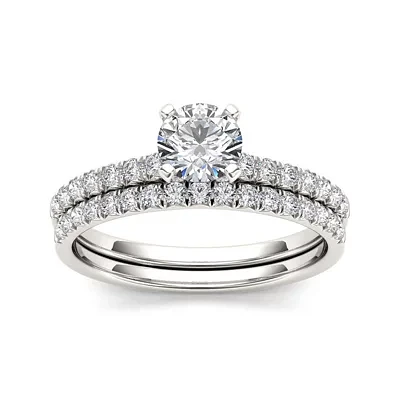 CT.T.W. Natural Diamond 14K Gold Bridal Set