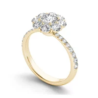 1 3/4 CT.T.W. Natural Diamond 14K Yellow Gold Engagement Ring