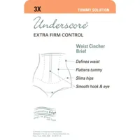 Underscore Innovative Edge® "Inches-Off" High-Waist Control Briefs 129-3043