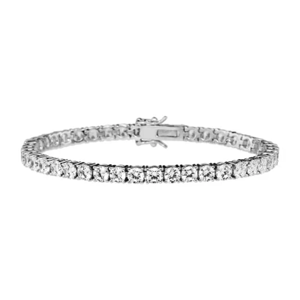 DiamonArt® 11.34 CT. T.W. Cubic Zirconia Sterling Silver Bracelet