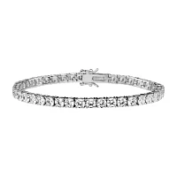 DiamonArt® 11.34 CT. T.W. Cubic Zirconia Sterling Silver Bracelet