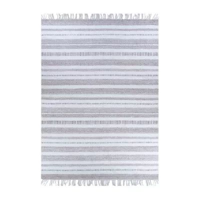 Couristan Lavalette Rectangular Rugs & Floor Coverings Reversible Indoor Outdoor Striped Accent