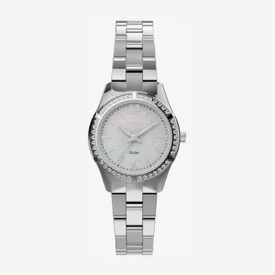 Timex Unisex Adult Silver Tone Bracelet Watch Tw2v39300ji