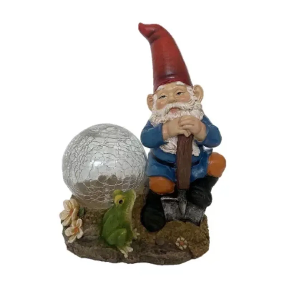 9" Solar Garden Gnome