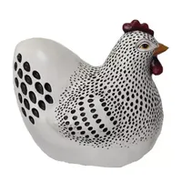 7" Outdoor Lying Appenzeller Chicken