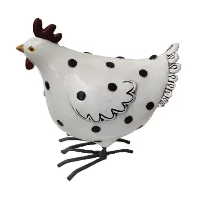 6" Outdoor Shabby Chic Chicken