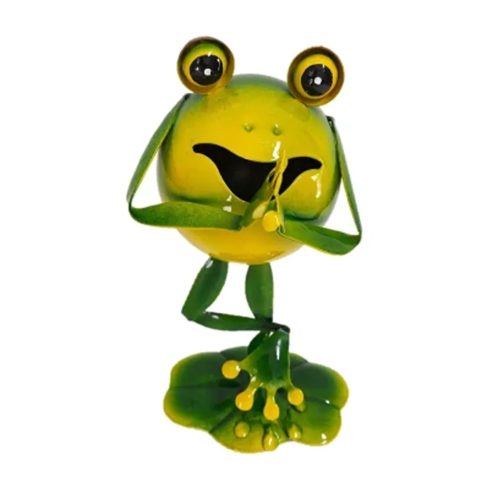 10.5" Outdoor Yoga Iron Frog