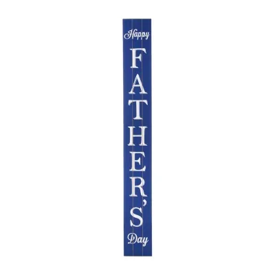Glitzhome "60""H Wooden Fathers Day Porch Sign" Porch Sign