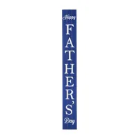 Glitzhome "60""H Wooden Fathers Day Porch Sign" Porch Sign