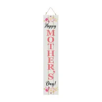 Glitzhome "43""H Double Sided Wooden Porch Sign" Porch Sign