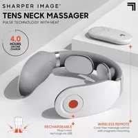 Sharper Image Neck Tens Massager with Pulse Technology and Heat