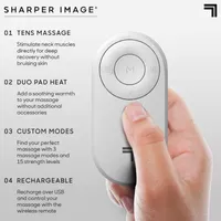 Sharper Image Neck Tens Massager with Pulse Technology and Heat