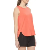 Stylus Womens Crew Neck Sleeveless Tank Top