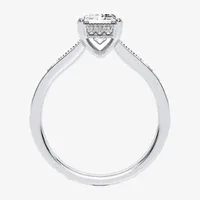 Signature By Modern Bride (H-I / Si1-Si2) Womens 1 3/ CT. T.W. Lab Grown White Diamond 14K Gold Engagement Ring