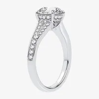 Signature By Modern Bride (H-I / Si1-Si2) Womens 1 3/4 CT. T.W. Lab Grown White Diamond 14K Gold Round Engagement Ring