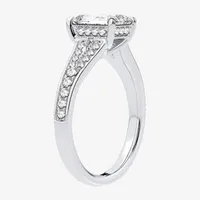 Signature By Modern Bride (H-I / Si1-Si2) Womens 1 3/4 CT. T.W. Lab Grown White Diamond 14K Gold Engagement Ring