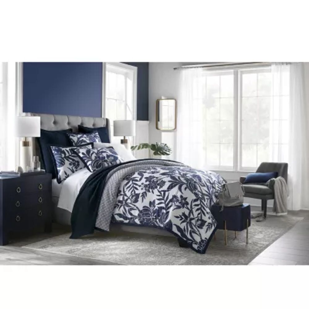 Liz Claiborne Marina 3-pc. Floral Reversible Duvet Cover Set