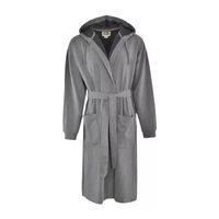 Hanes Mens Fleece 3/4 Sleeve Knee Length Robe