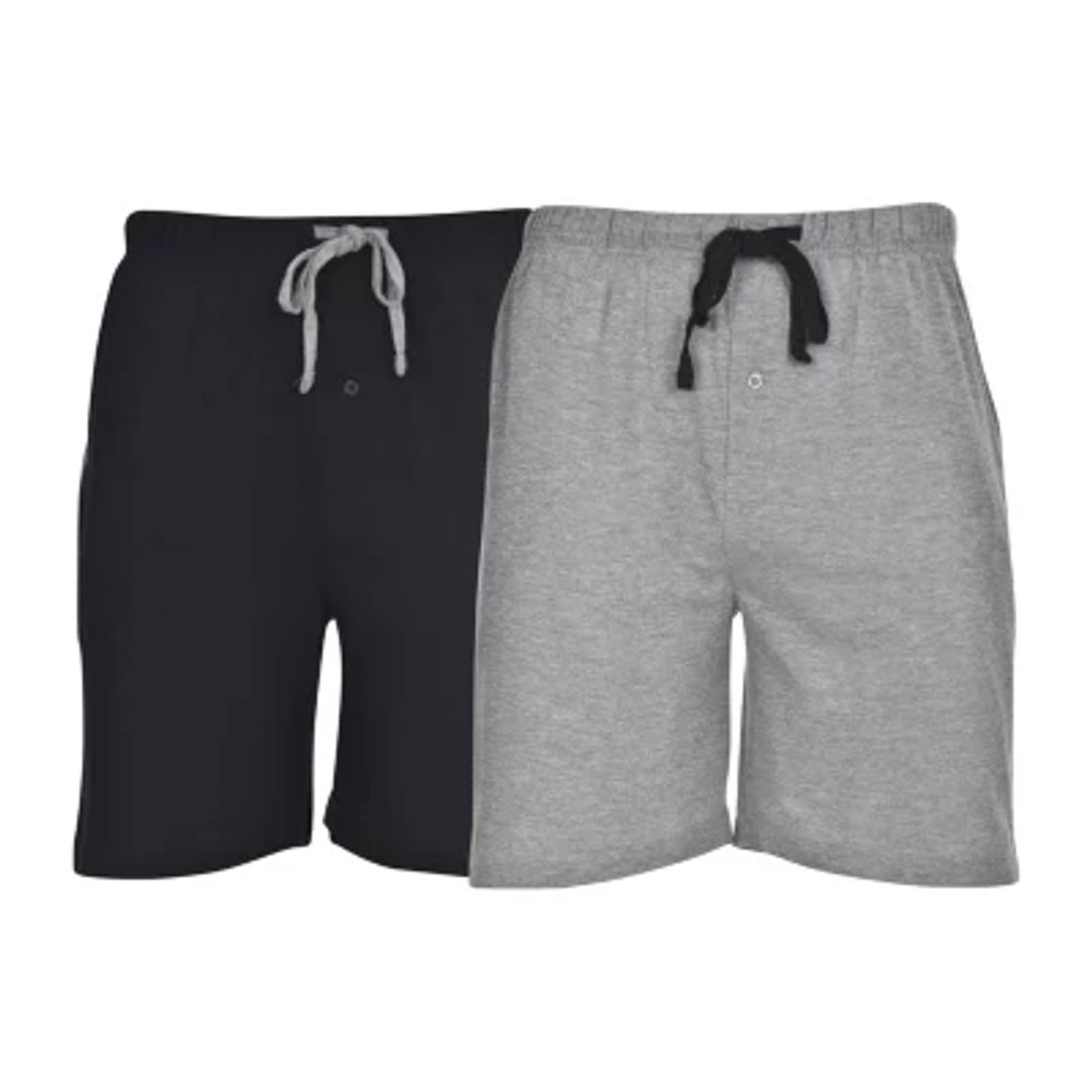 Hanes Mens Knit Pajama Shorts