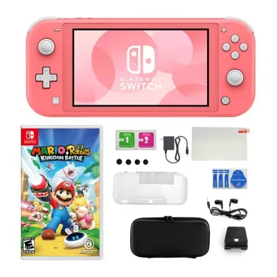 Nintendo Switch Lite with Mario Rabbids and Accessories Kit