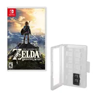 Legends of Zelda for Nintendo Switch With Hard Shell 12 Game Caddy