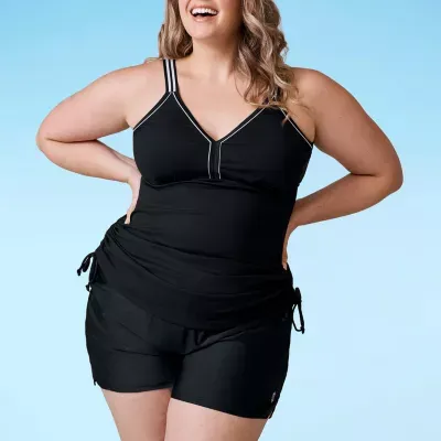 Free Country Tankini Swimsuit Top Plus