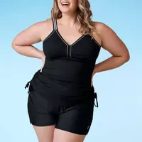 Free Country Tankini Swimsuit Top Plus