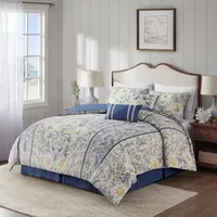 Harbor House Livia 6-pc. Floral Midweight Comforter Set