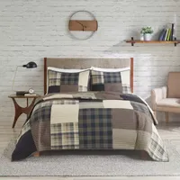 Woolrich Winter Hills Oversized Cotton 3pc Quilt Set