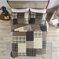 Woolrich Winter Hills Oversized Cotton 3pc Quilt Set