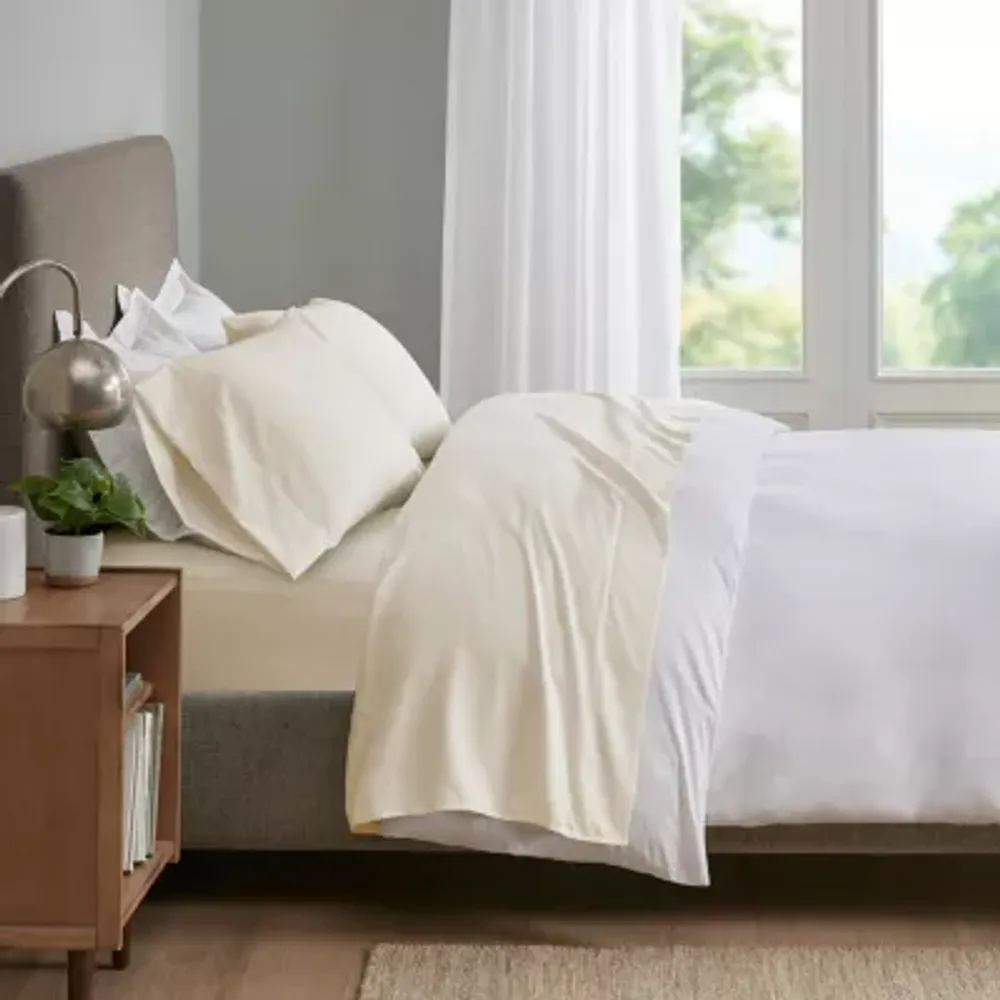 Sleep Philosophy Smart Cool Microfiber Sheet Set with Max