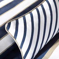 Mi Zone Garrett Striped Comforter Set with decorative pillow